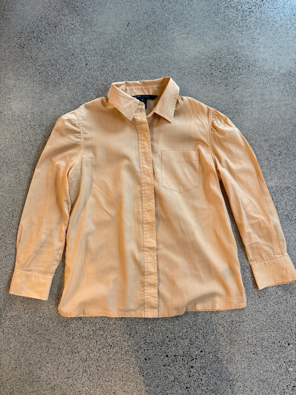Vintage Marc Jacobs Light goldenrod Collared Shirt